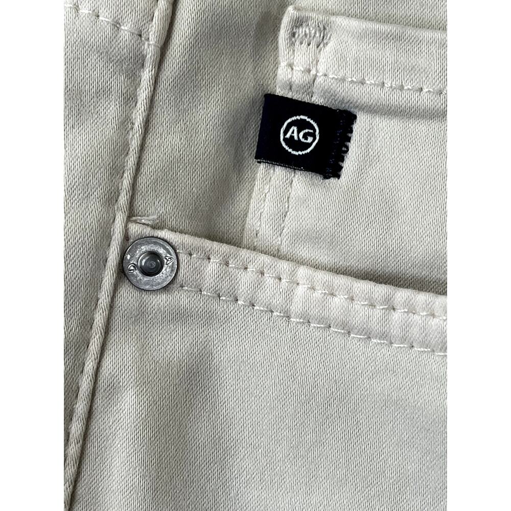 AG Prima Crop Cigarette Leg jeans, khaki color, size 26R - Picture 5 of 12